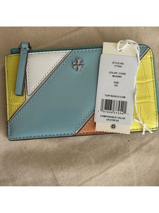 Tory Burch Handbags - New 😍 Tory Burch Blake leather multi color  Card Holder